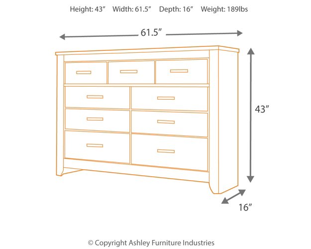 Zelen Dresser - World Furniture Gallery (Newark, CA)