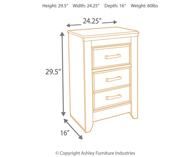 Juararo Nightstand - World Furniture Gallery (Newark, CA)