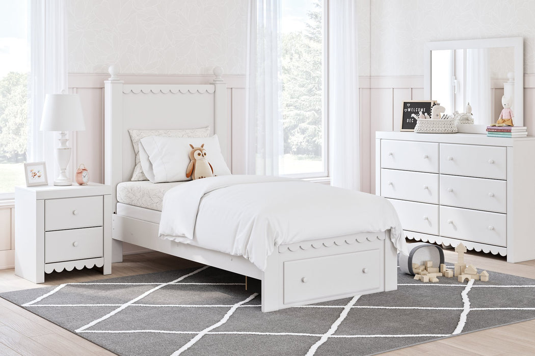 Mollviney Panel Storage Bed - World Furniture Gallery (Newark, CA)