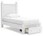 Mollviney Panel Storage Bed - World Furniture Gallery (Newark, CA)