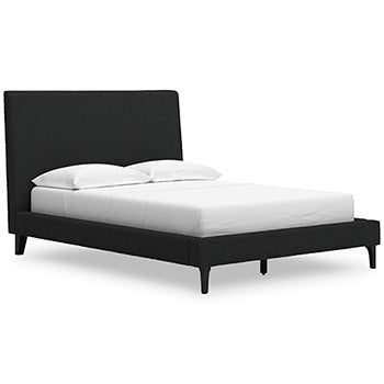 Cadmori Upholstered Bed with Roll Slats - World Furniture Gallery (Newark, CA)