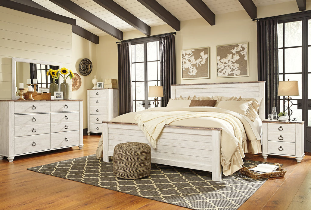 Willowton Bed - World Furniture Gallery (Newark, CA)