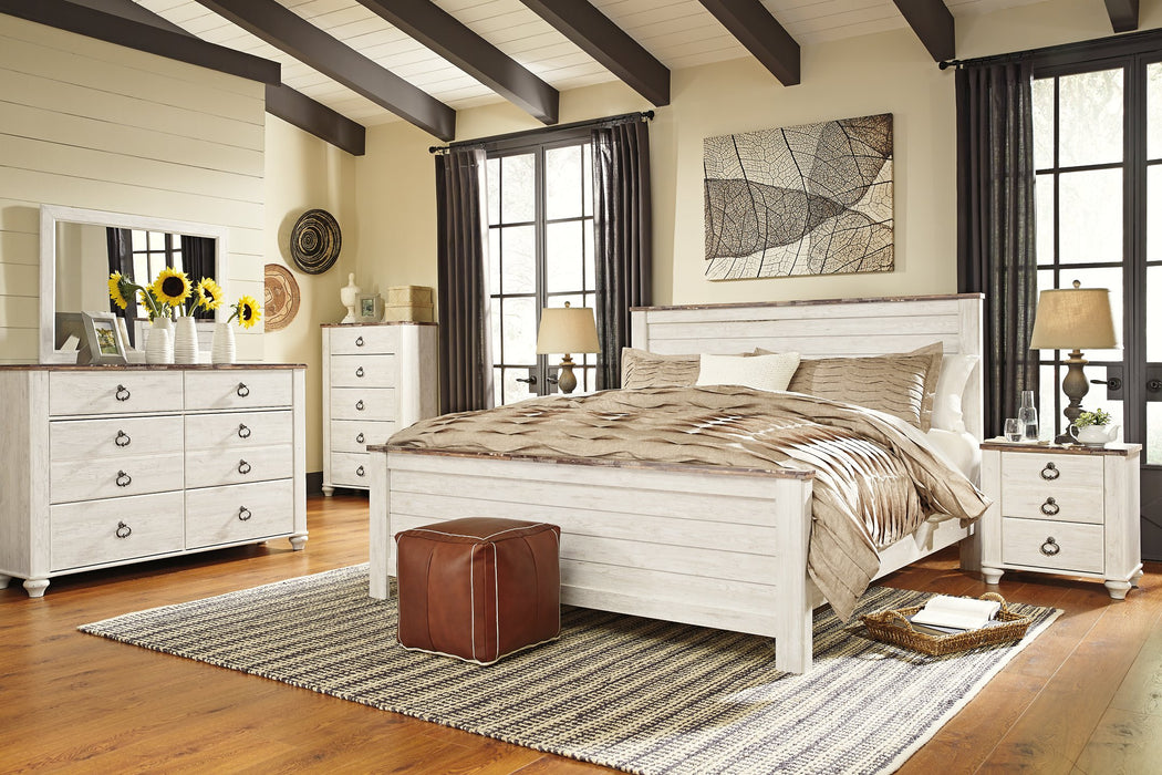 Willowton Bed - World Furniture Gallery (Newark, CA)