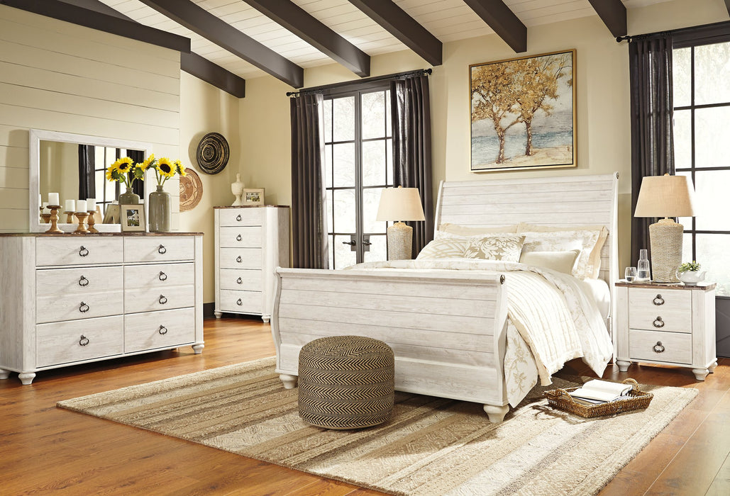 Willowton Bed - World Furniture Gallery (Newark, CA)