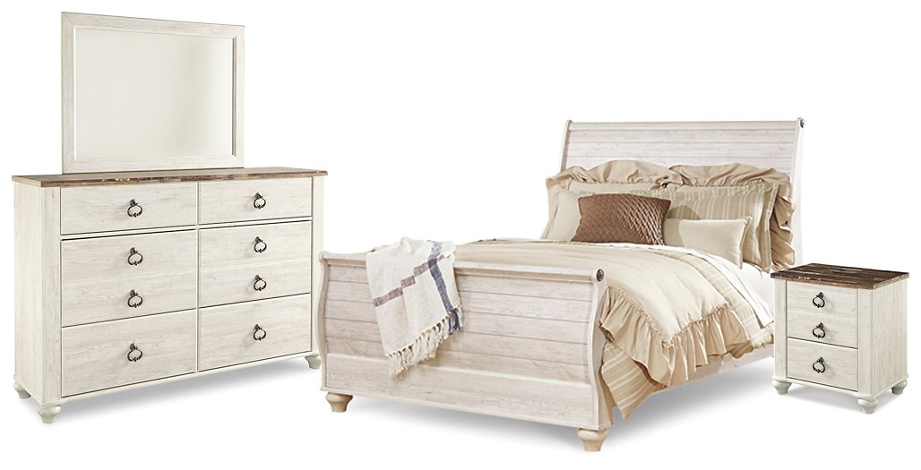 Willowton Bedroom Set - World Furniture Gallery (Newark, CA)