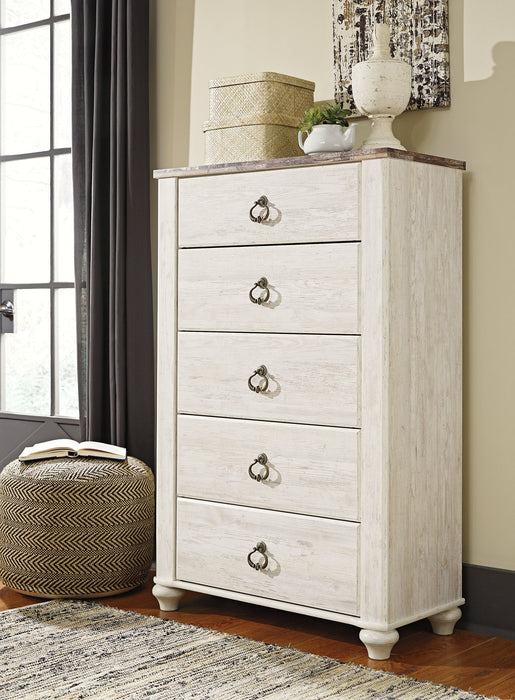 Willowton Chest of Drawers - World Furniture Gallery (Newark, CA)