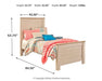 Willowton Bedroom Set - World Furniture Gallery (Newark, CA)