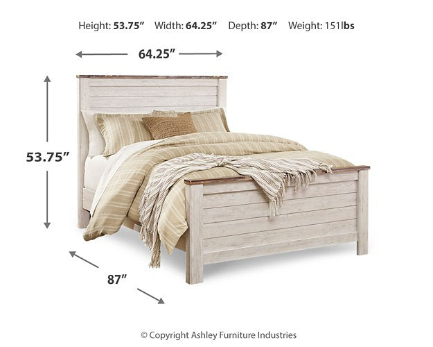 Willowton Bed - World Furniture Gallery (Newark, CA)