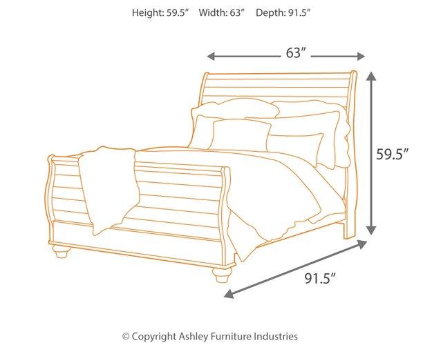 Willowton Bed - World Furniture Gallery (Newark, CA)