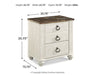 Willowton Nightstand - World Furniture Gallery (Newark, CA)