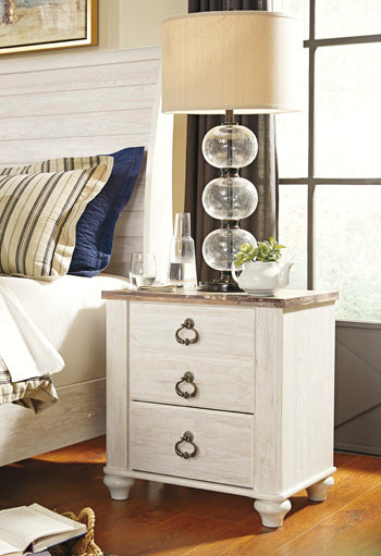 Willowton Nightstand - World Furniture Gallery (Newark, CA)