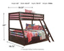 Halanton Youth Bunk Bed with 1 Large Storage Drawer - World Furniture Gallery (Newark, CA)