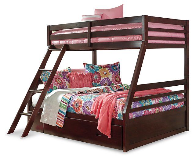 Halanton Youth Bunk Bed with 1 Large Storage Drawer - World Furniture Gallery (Newark, CA)