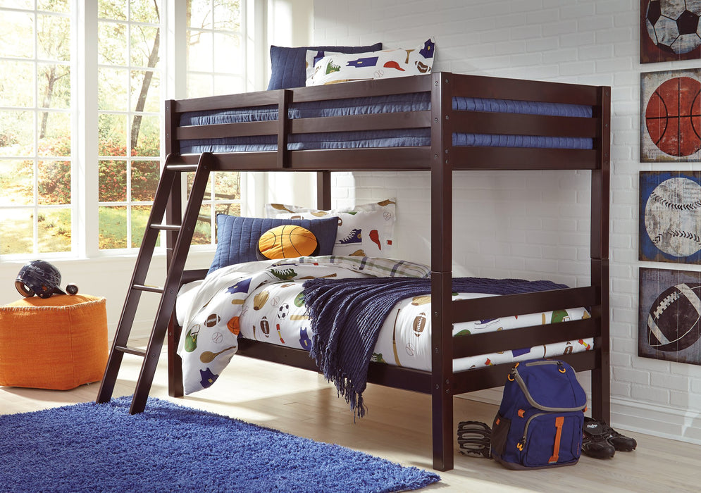 Halanton Youth Bunk Bed with 1 Large Storage Drawer - World Furniture Gallery (Newark, CA)