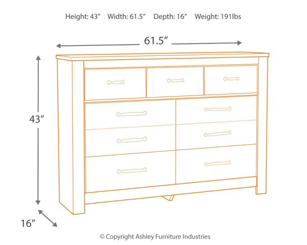 Bellaby Dresser - World Furniture Gallery (Newark, CA)