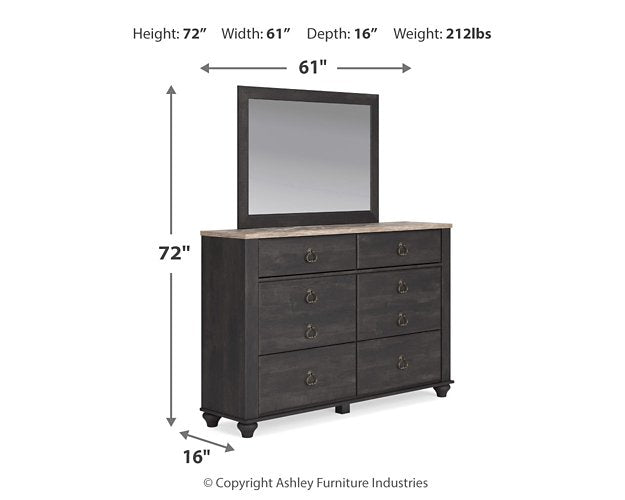 Nanforth Bedroom Set - World Furniture Gallery (Newark, CA)