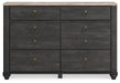 Nanforth Dresser - World Furniture Gallery (Newark, CA)