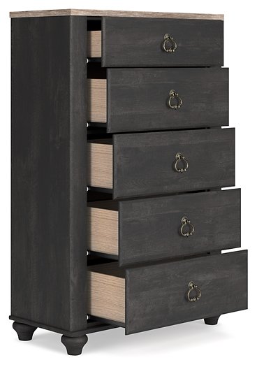 Nanforth Chest of Drawers - World Furniture Gallery (Newark, CA)