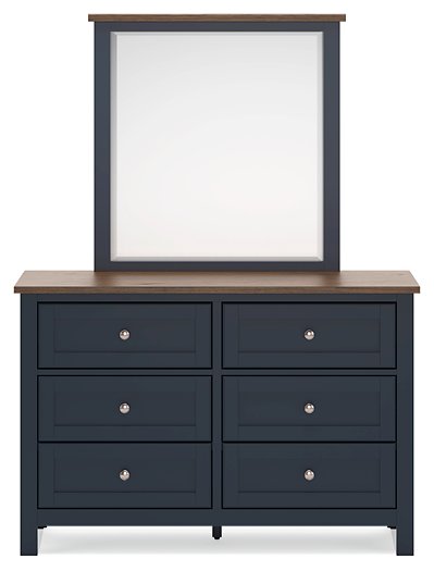 Landocken Dresser and Mirror - World Furniture Gallery (Newark, CA)