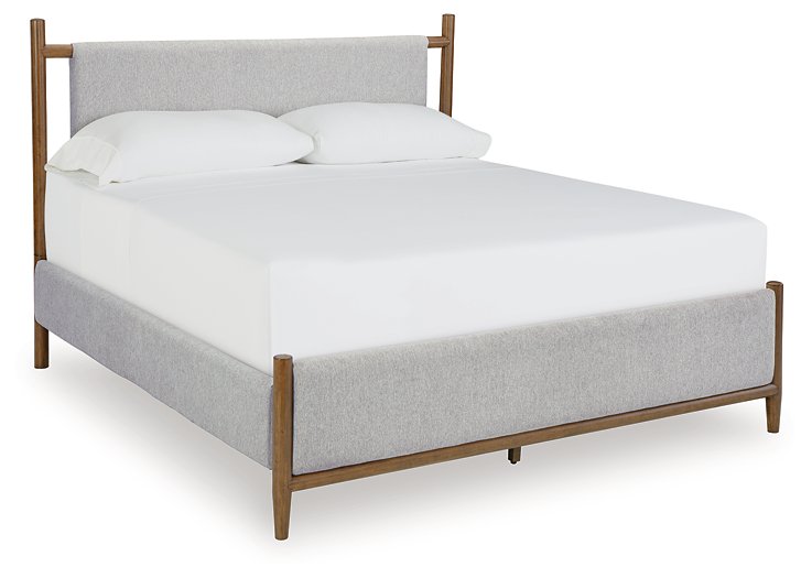 Lyncott Upholstered Bed - World Furniture Gallery (Newark, CA)