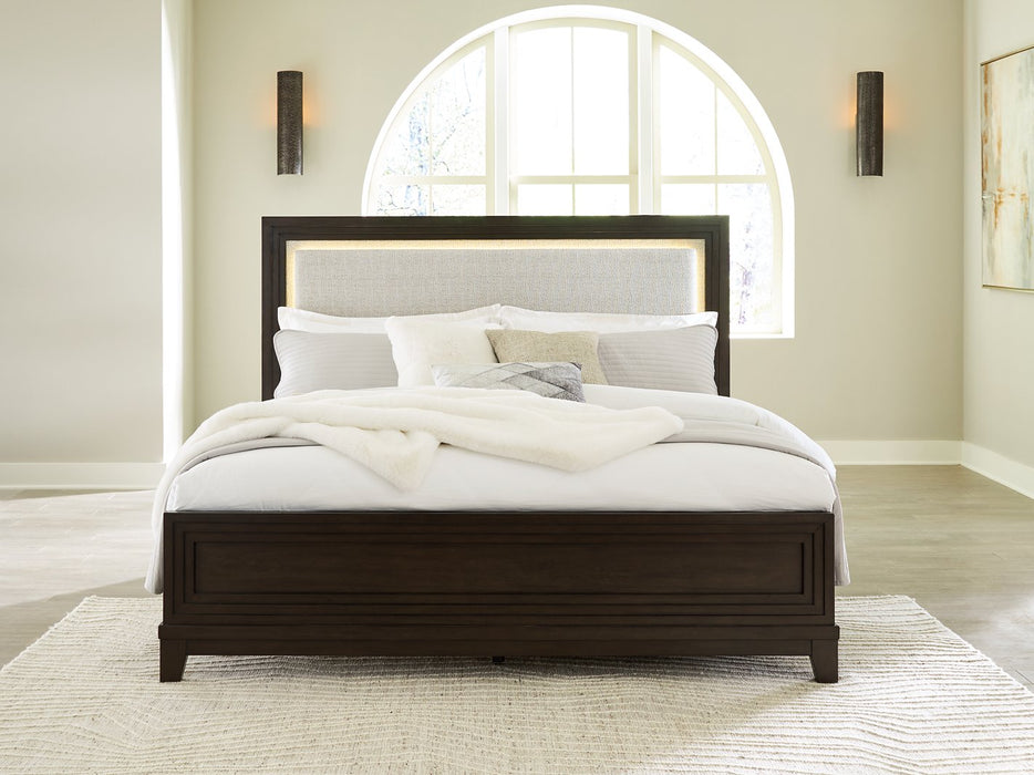 Neymorton Upholstered Bed - World Furniture Gallery (Newark, CA)