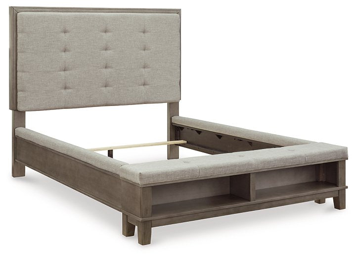 Hallanden Bed with Storage - World Furniture Gallery (Newark, CA)