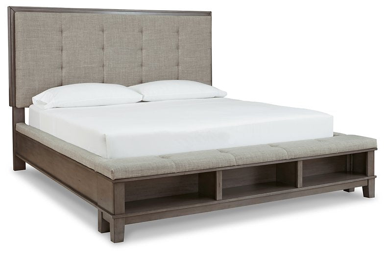 Hallanden Bed with Storage - World Furniture Gallery (Newark, CA)