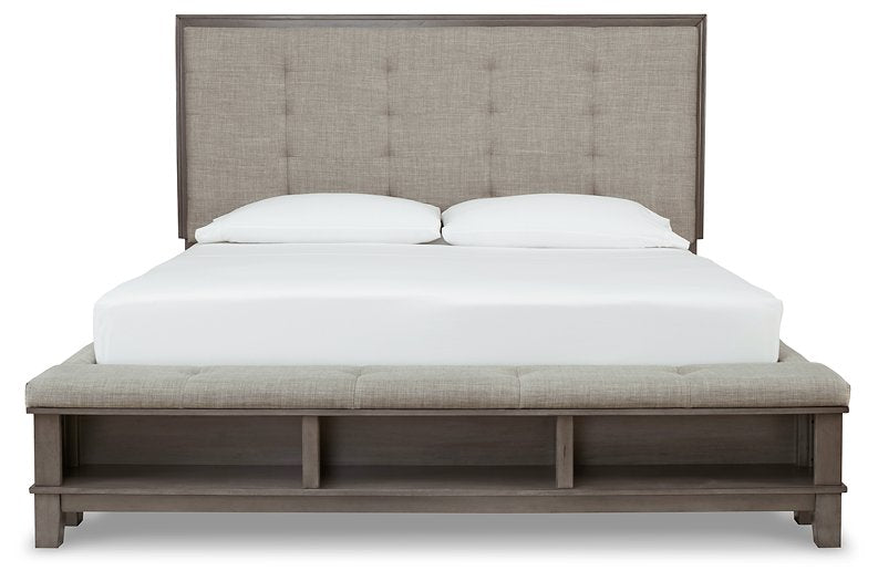 Hallanden Bed with Storage - World Furniture Gallery (Newark, CA)