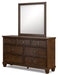 Danabrin Dresser and Mirror - World Furniture Gallery (Newark, CA)