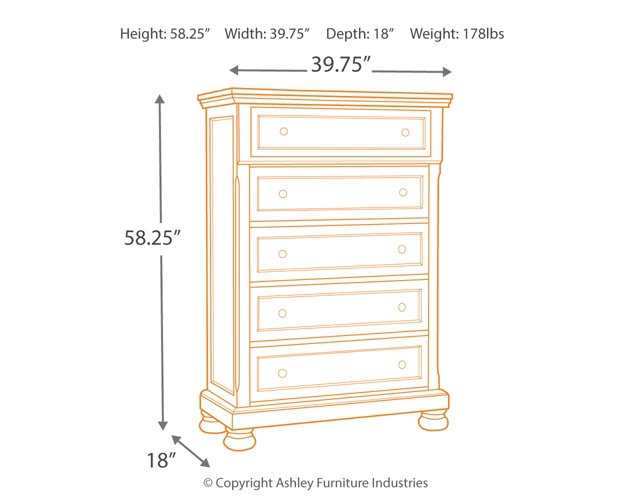 Flynnter Chest of Drawers - World Furniture Gallery (Newark, CA)