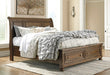 Flynnter Bed with 2 Storage Drawers - World Furniture Gallery (Newark, CA)