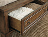 Flynnter Bed with 2 Storage Drawers - World Furniture Gallery (Newark, CA)