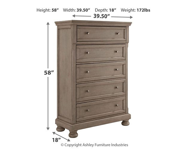 Lettner Chest of Drawers - World Furniture Gallery (Newark, CA)