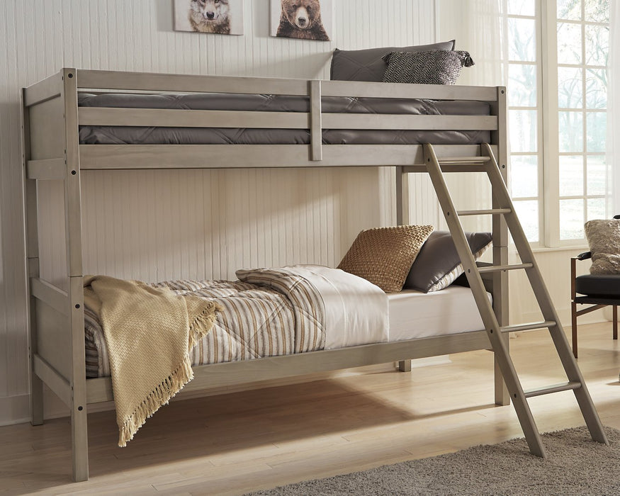 Lettner Youth / Bunk Bed with Ladder - World Furniture Gallery (Newark, CA)