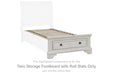 Robbinsdale Sleigh Storage Bed - World Furniture Gallery (Newark, CA)