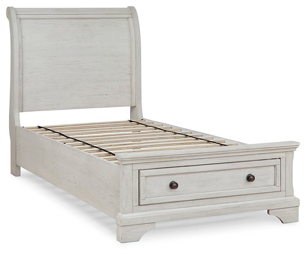 Robbinsdale Sleigh Storage Bed - World Furniture Gallery (Newark, CA)