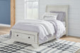 Robbinsdale Sleigh Storage Bed - World Furniture Gallery (Newark, CA)