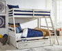 Robbinsdale Bunk Bed with Storage - World Furniture Gallery (Newark, CA)