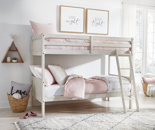 Robbinsdale / Bunk Bed with Ladder - World Furniture Gallery (Newark, CA)