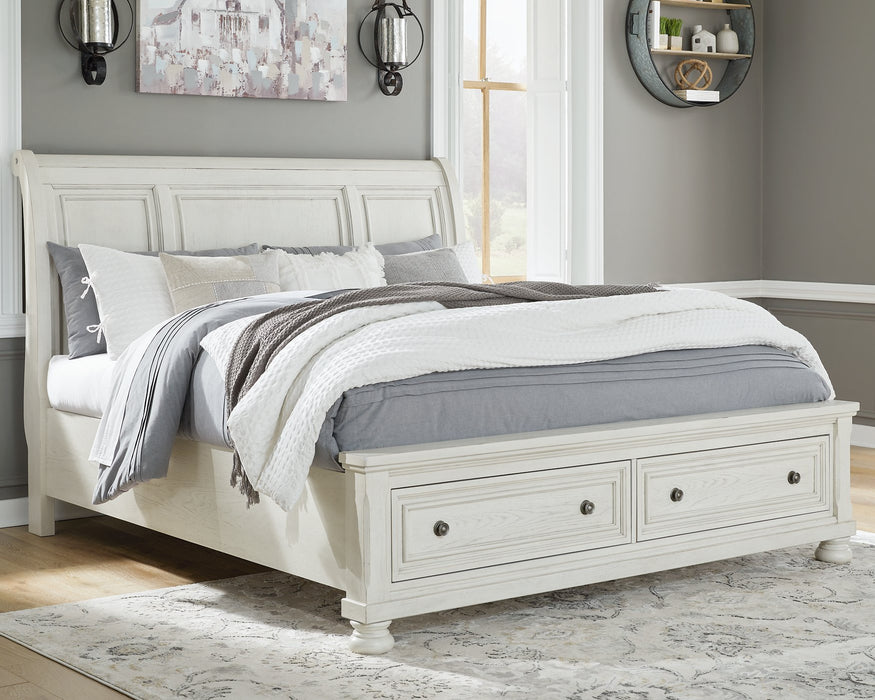 Robbinsdale Bed with Storage - World Furniture Gallery (Newark, CA)