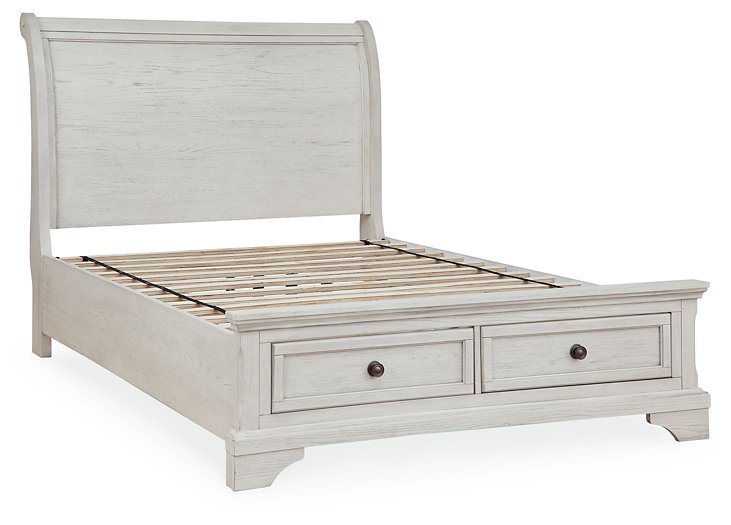 Robbinsdale Sleigh Storage Bed - World Furniture Gallery (Newark, CA)