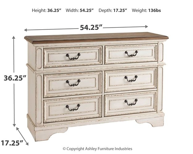 Realyn Dresser and Mirror - World Furniture Gallery (Newark, CA)