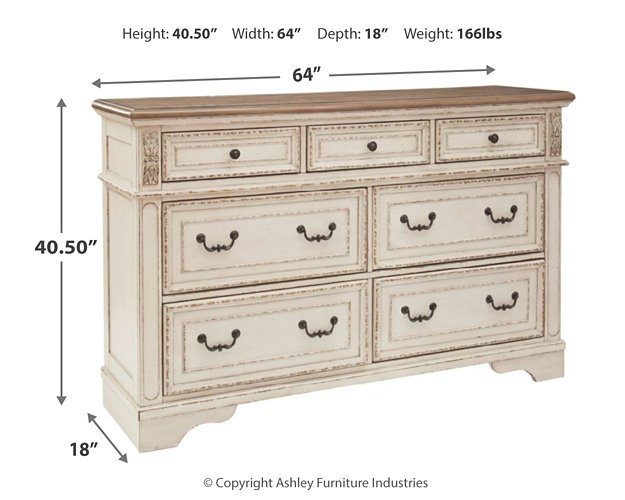 Realyn Dresser and Mirror - World Furniture Gallery (Newark, CA)