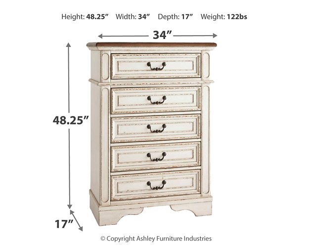 Realyn Chest of Drawers - World Furniture Gallery (Newark, CA)