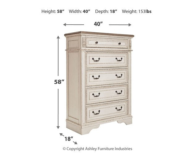 Realyn Chest of Drawers - World Furniture Gallery (Newark, CA)