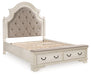 Realyn Upholstered Bed - World Furniture Gallery (Newark, CA)