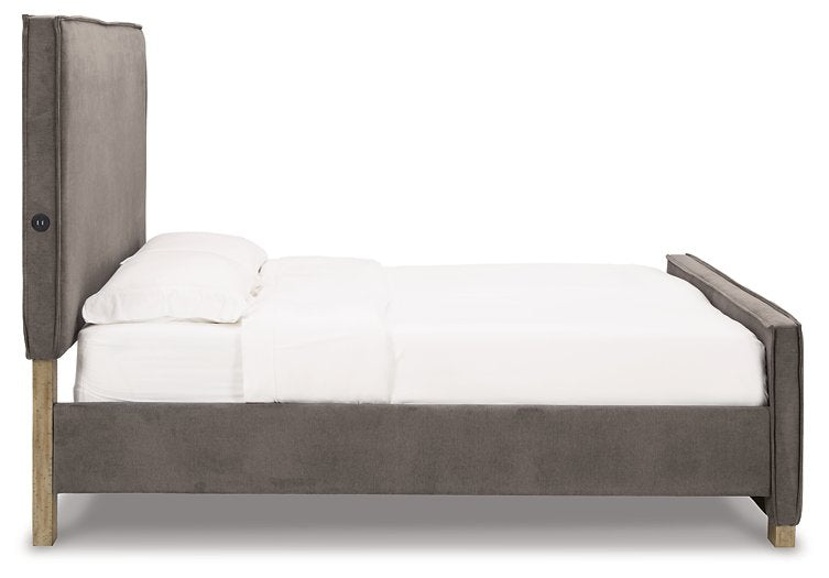 Krystanza Upholstered Bed - World Furniture Gallery (Newark, CA)