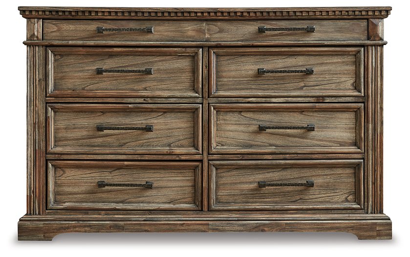 Markenburg Dresser and Mirror - World Furniture Gallery (Newark, CA)