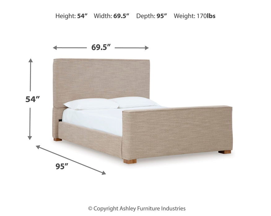 Dakmore Upholstered Bed - World Furniture Gallery (Newark, CA)