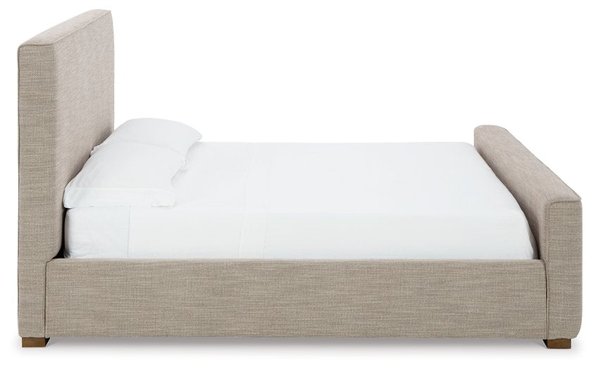 Dakmore Upholstered Bed - World Furniture Gallery (Newark, CA)